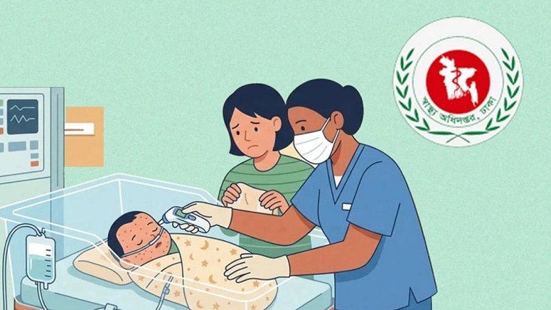 হামের উপসর্গে একদিনে আরও ৪ শিশুর প্রাণহানি
