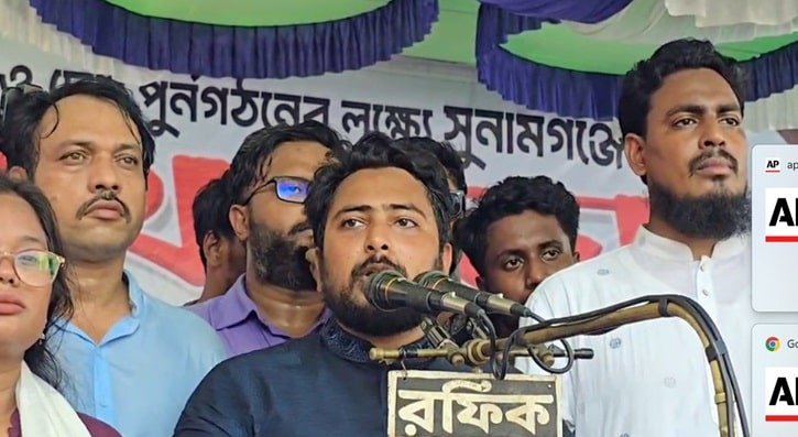 শেখ হাসিনা একটি ফিটনেসবিহীন রাষ্ট্র আমাদের ওপর চাপিয়ে গেছে: নাহিদ ইসলাম